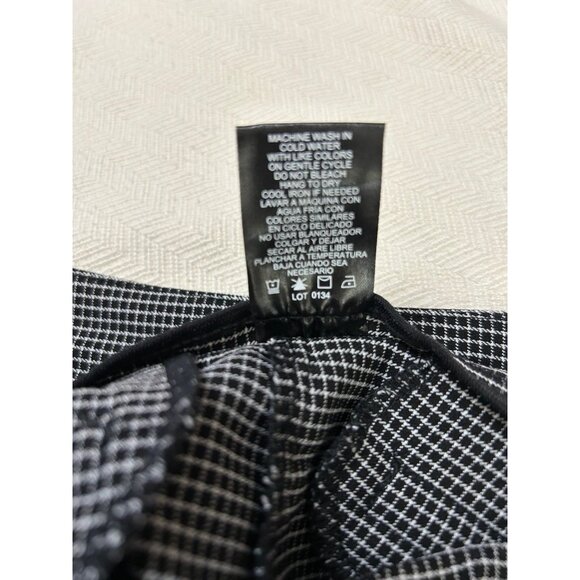 Hilary Radley Black and White Check Pull On Pants size Small. - Picture 5 of 6